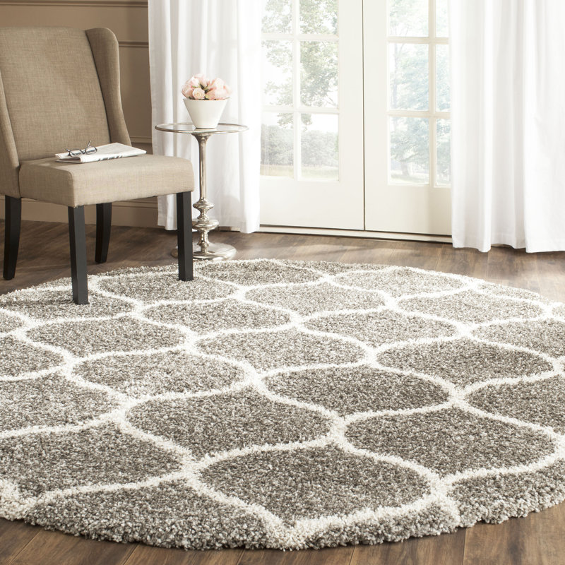 Girault Geometric Area Rug, Round 213 cm