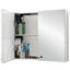 Carra 450mm W 500mm H Surface Frameless Medicine Cabinet Mirror 1 Fixed-503718391