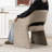 6 - Person Dining Table Sets With Round Table & 6 Upholstered Fabric Chairs-429212702-429212673