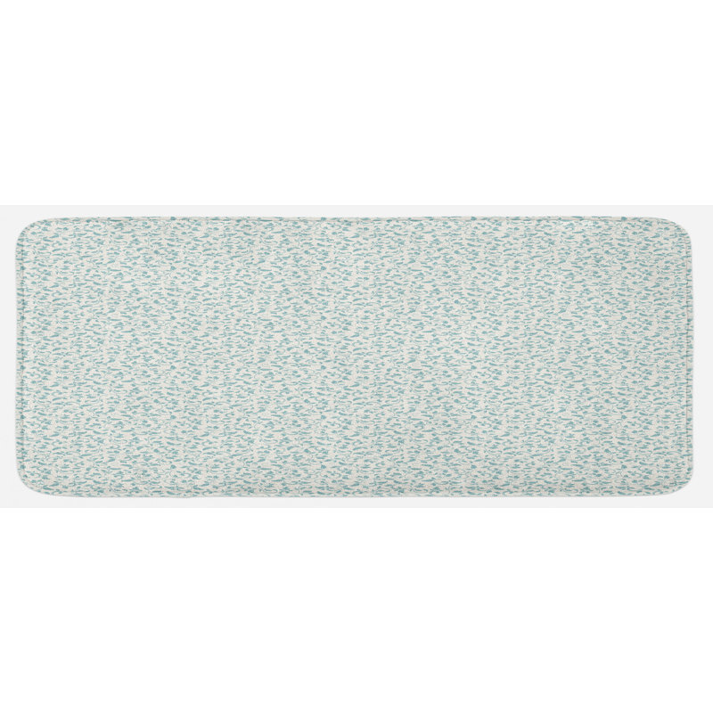 Cottage / Country Floral Synthetic Kitchen Mat
