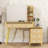 Makeup Vanity with Mirror, Lights, 5 Drawers and Storage Shelf-254556701