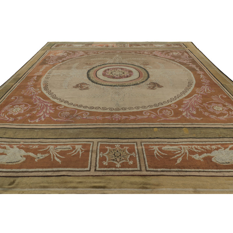 Antique One-of-a-Kind 13'10X16'5 Hand Knotted Area Rug