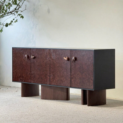 Buffet rétro en bois massif