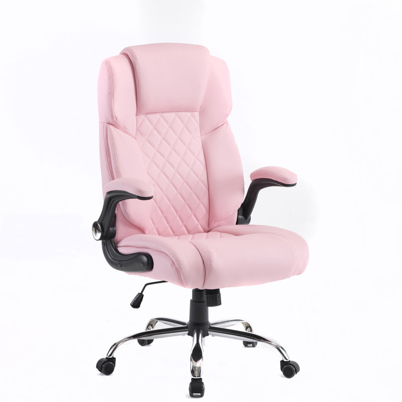 Fauteuil client Genesis, Rose ballerine