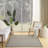 Hartigan Black White Modern Indoor/Outdoor Rug-106894254
