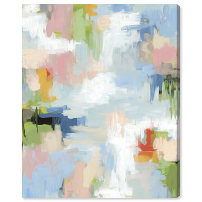 Springtime Hues I Canvas Print Bedroom Wall Decor by Art Remedy, Gallery Wrapped, 30 x 36