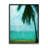 " Tropical Coast Palm Tree Silhouette Distressed Scratch Pattern " by Ashley Calhoun-62441460-62441459