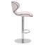 Basnight Swivel Upholstered Counter Stool with Metal Frame-17924794