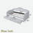 Upholstered Daybed With Led And 2 Drawers-1007133423-1007133422