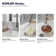 Graze Pull-Down Single Handle Kitchen Faucet With Three-Function Sprayhead With Accessories