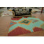Tapis géométrique à motif oriental kilim 8 x 10