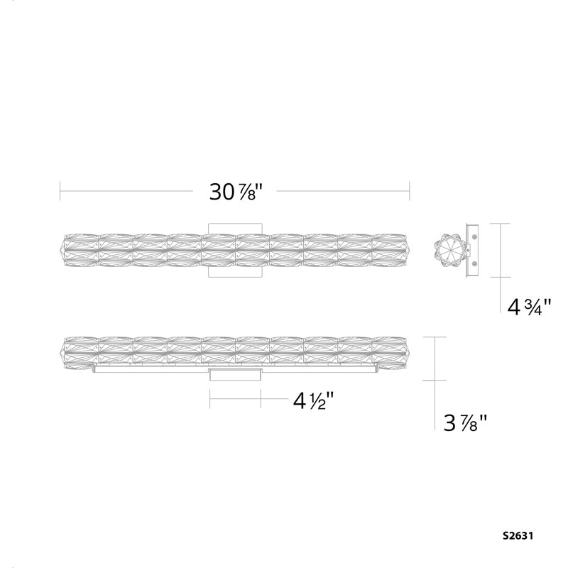 Verve LED Dimmable LED Bath Bar