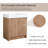 Kashondra 29.97 " W Freestanding Standard 1 Single Vanity Bathroom Vanity With Resin Top