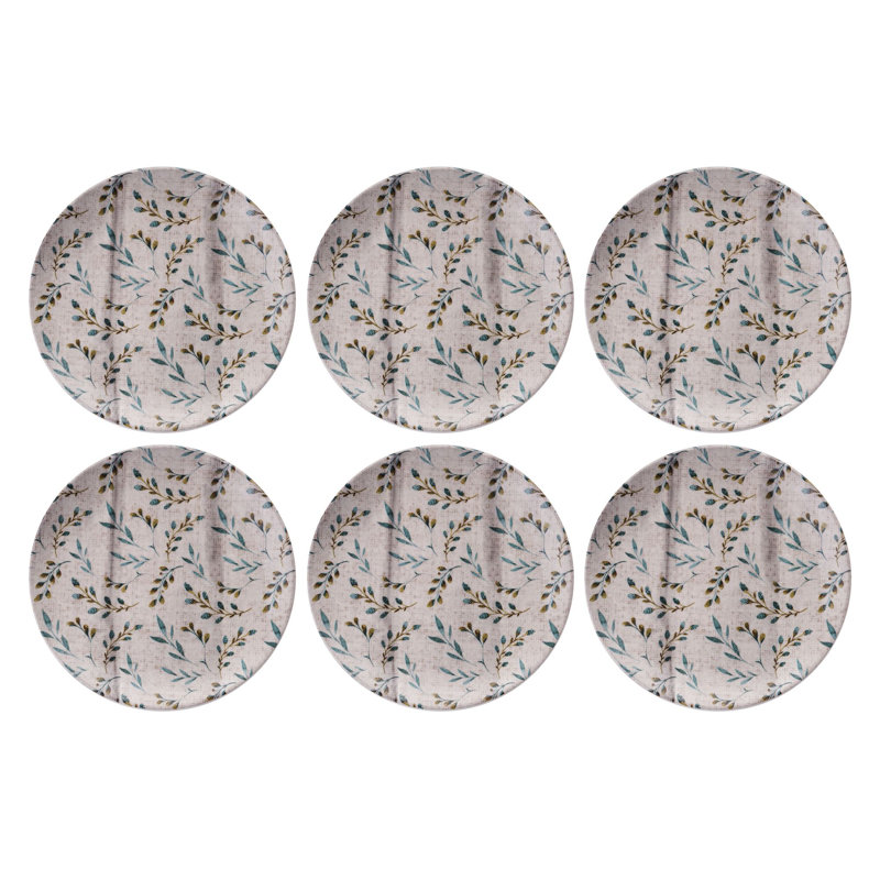 Ensemble d'assiettes à dessert (6 pièces)