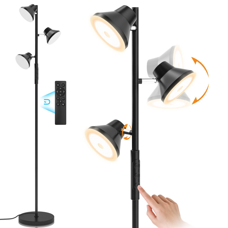 Lampe sur pied à DEL 68 po Benamin