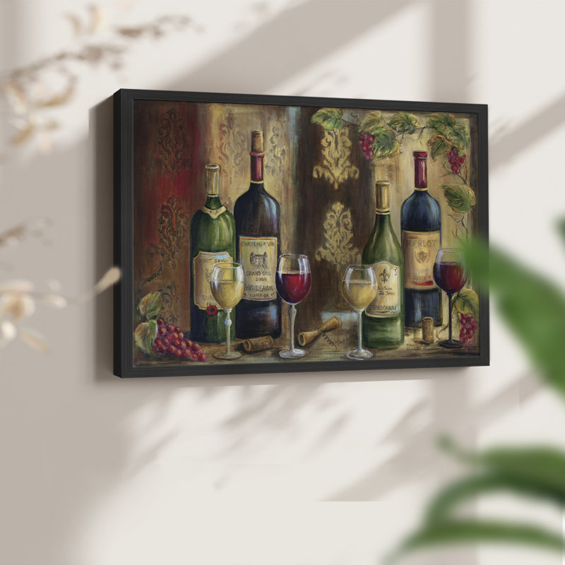 Variété rétro - reproduction encadrée, H 11 po x l 14 po, Noir, noir, noir, noir