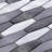 Natural Stone Glass Gray Metal Aluminum Hexagon Mosaic Sheet Tile By Modket
