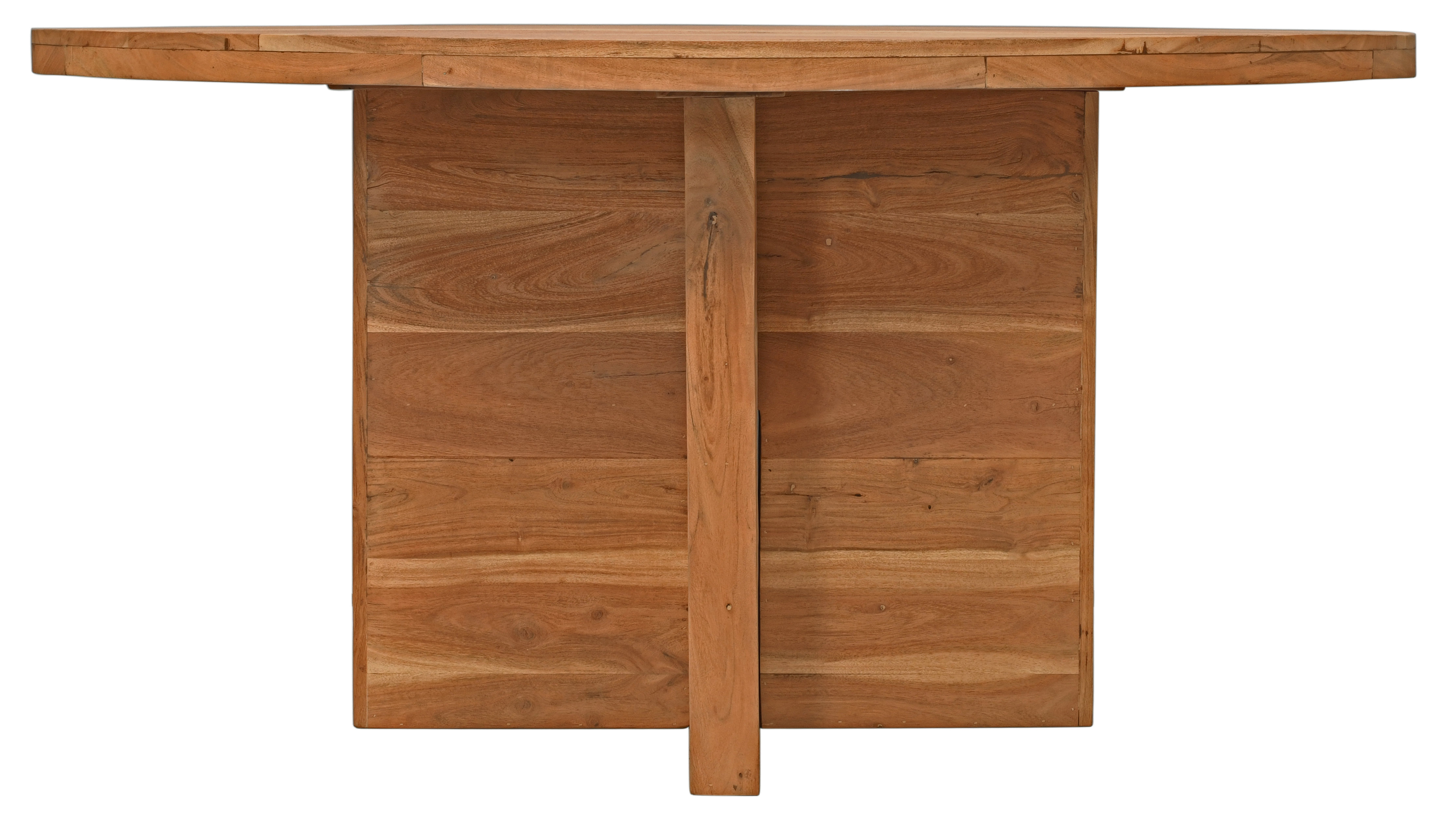 Latitude Run® Rounded Solid Wood Dining Table - Wayfair Canada