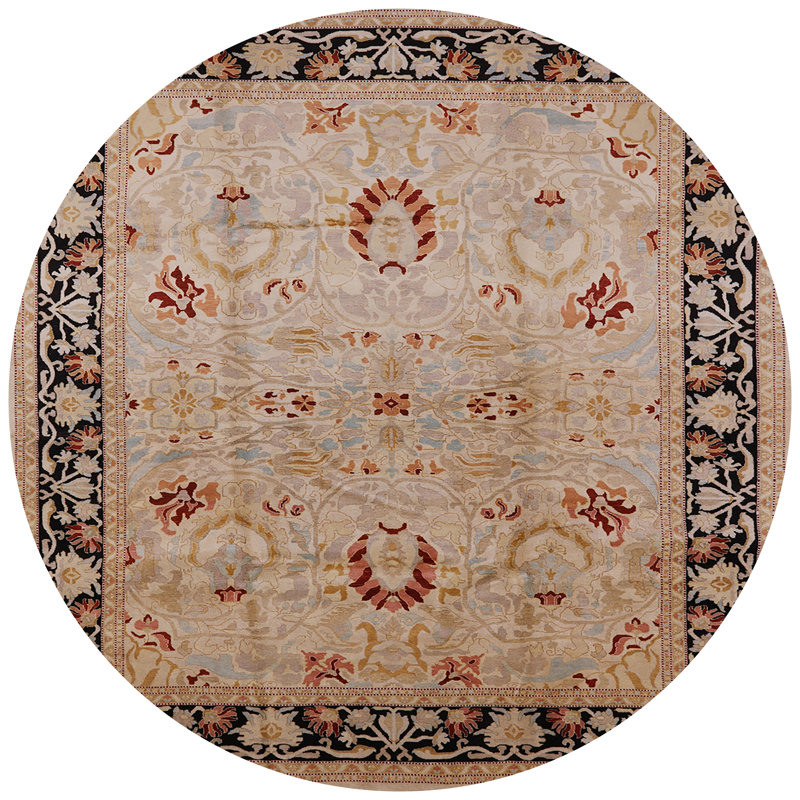 Petrus Oriental Indoor Rug, Round 3'