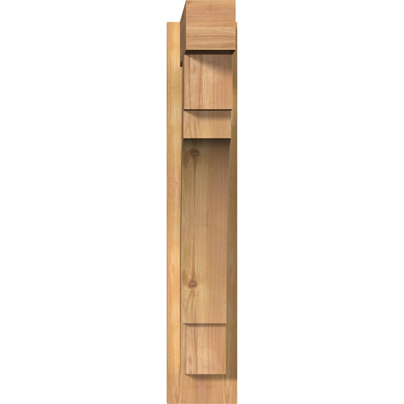 Persienne en bois Merced Block Rustic Timber, 5 1/2" W Douglas Fir (Smooth), P 18 po x H 30 po