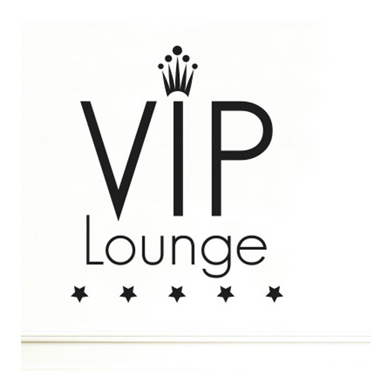 Wall Decal, Black, Medium