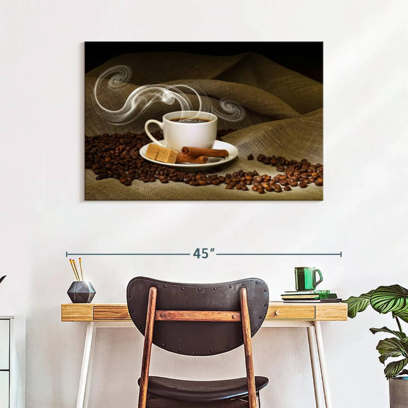 Yarlin Steaming Cinnamon Coffee, 26" H x 39" W