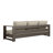 Hoyt Outdoor Aluminum 4-Piece Conversation Set with Coffee Table-1805940441