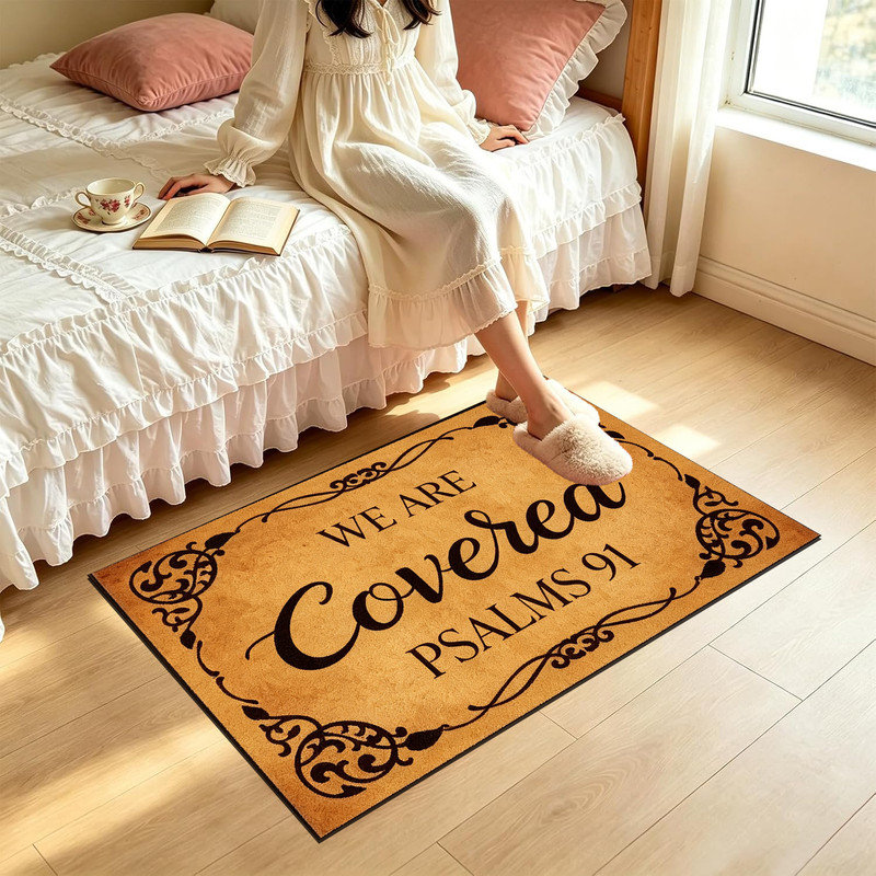  Tapis d'entrée antidérapant pour l'extérieur, 20 po x 32 po, écriture rétro, Écriture rétro vintage, 20 po x 32 po