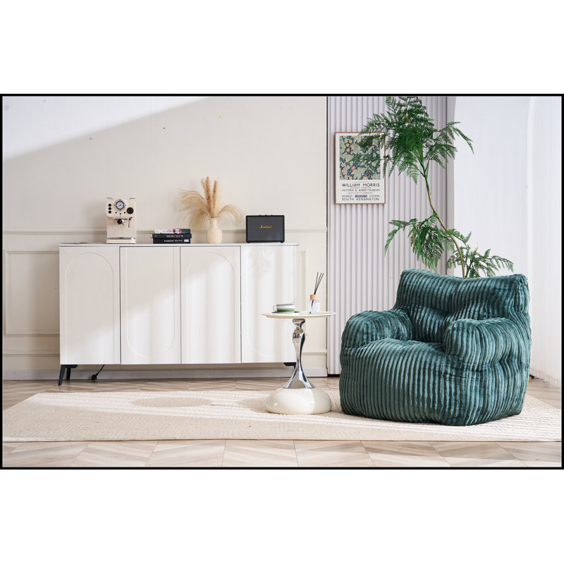 Fauteuil à billes Soft Velvet, Vert