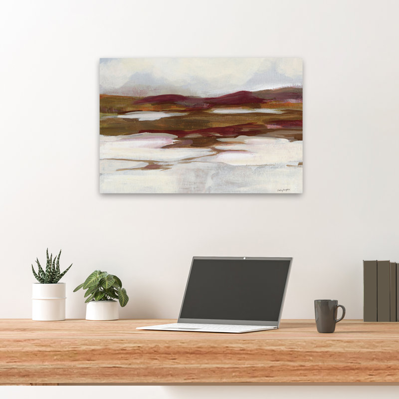 Contemporain et bohémien Ruby Creek II, H 24 po x l 16 po