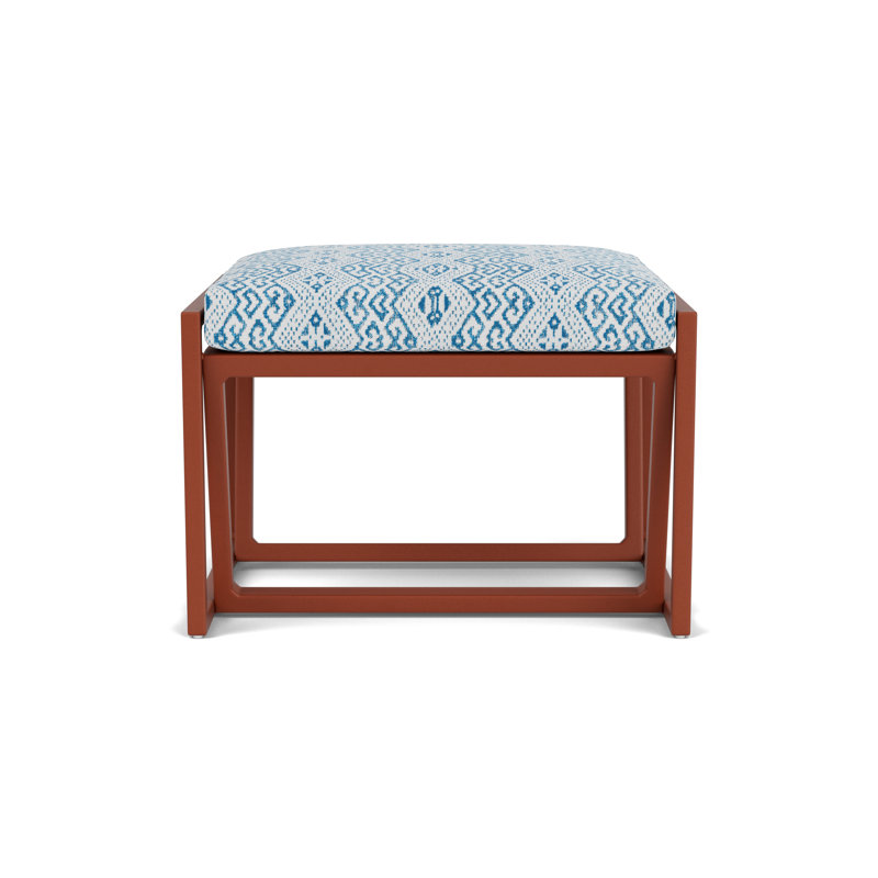 Summit Outdoor Ottoman, French Beige, Aman Capri