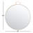 Kathy Metal Round Wall Mirror-423222247