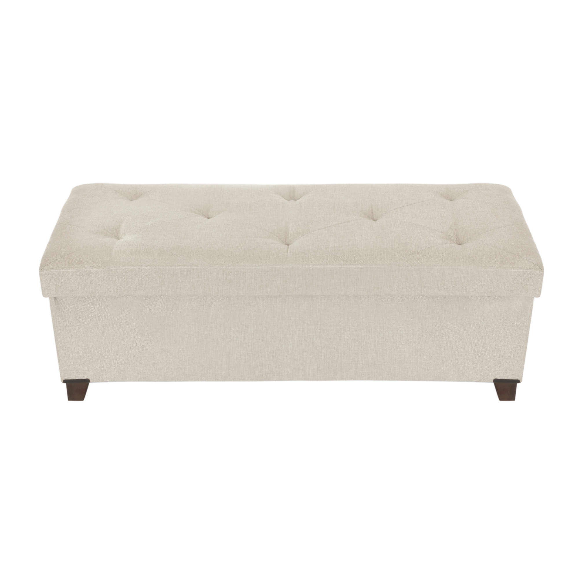 Winston Porter Jenaya Upholstered Storage Bench with Solid Wood Legs &  Reviews | Wayfair