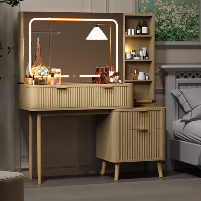 Meuble-lavabo moderne avec miroir à DEL