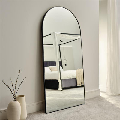 Aluminium Arch Floor Mirror