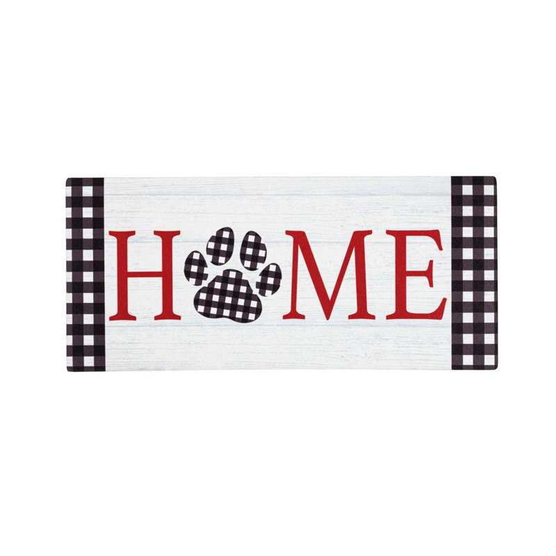 Tapis 22 "x 10" Home Pawprint Sassafras