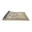 Tapis contemporain gris / crème-442916359