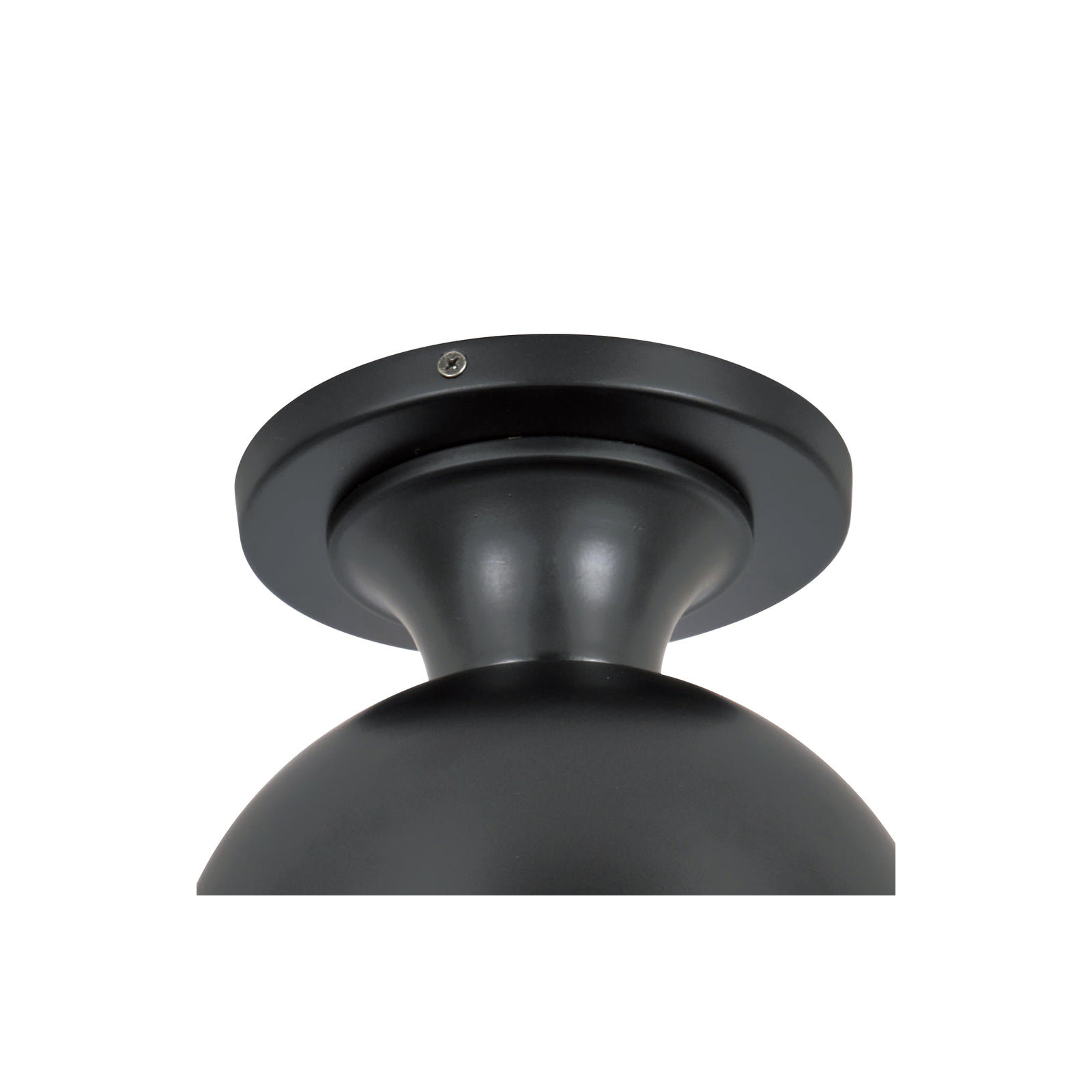 Marie Matte Black 1 - Bulb 8" W Outdoor Ceiling Mount
