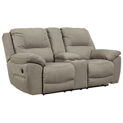 Faux Leather Home Theater Seating with Cup Holder