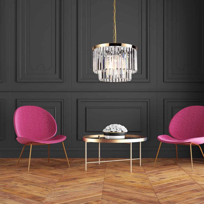 Nawrocki 5 - Light Gold Crystal Pendant