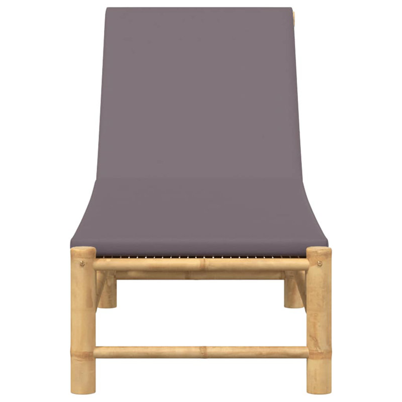 199cm Long Single Chaise with Cushions, Grey