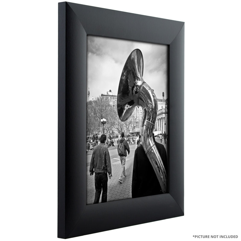 Cadre photo Boyers, L 12 po x H 12 po, Noir galerie