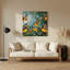«Birds Great Kiskadee», art mural en métal brun-731511406