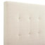 Grand lit plateforme tapissier capitonné beige-171502276
