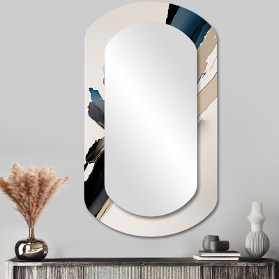 Miroir mural de formes asymétriques