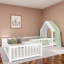 Lit House House avec porte et garde-corps pleine longueur-778263580-778263581