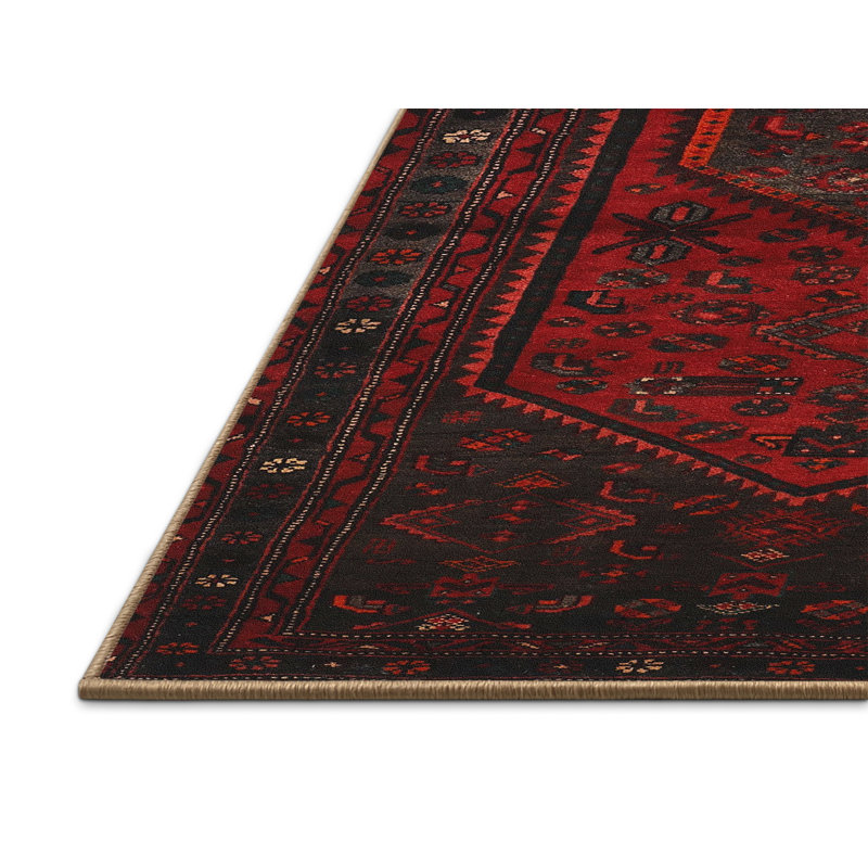 Oriental Indoor Rug, Rectangle 6' x 9'
