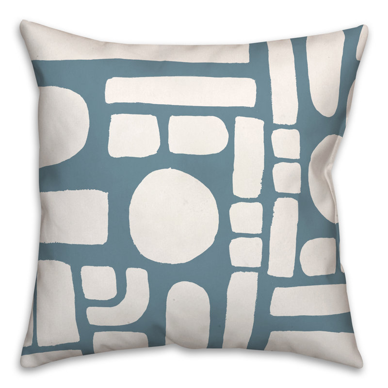 Coussin décoratif intérieur / extérieur, Bleu