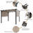 10 pi. L 10 pi. D Pavillon de jardin en acier