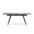 Lovise Extendable Stone Top Metal Base Dining Table